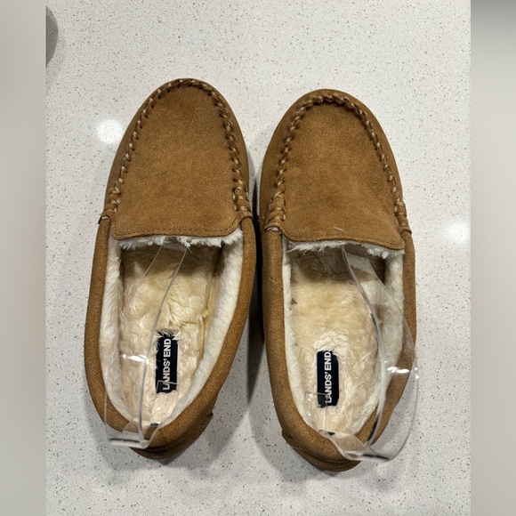 Lands' End Brown Slip-On Loafers - Picture 1 of 7